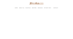 Desktop Screenshot of jillnikasdds.com